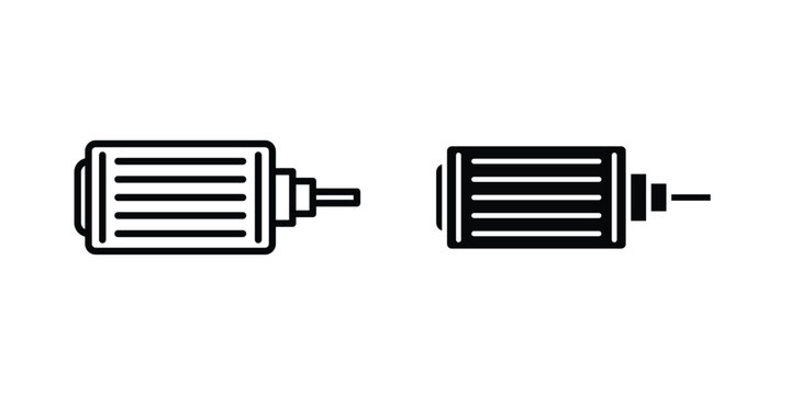 Car alternator icon elements pack. icons suitable for projects