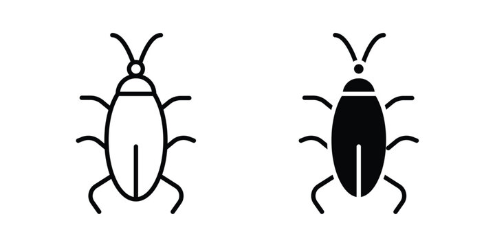 Cockroach icon elements pack. icons suitable for projects
