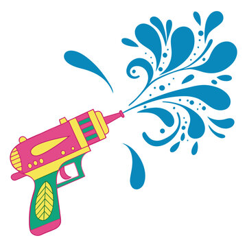 Lao New Year festival water gun