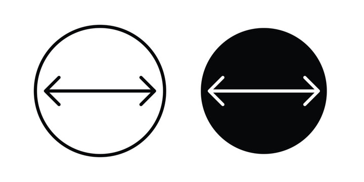 Diameter icon elements pack. icons suitable for projects