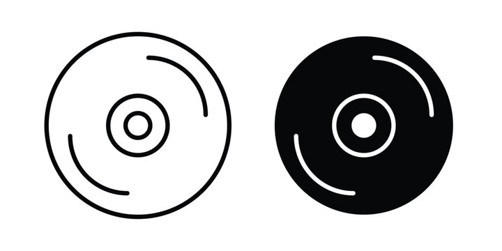 DVD icon elements pack. icons suitable for projects