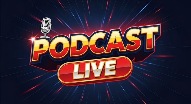 Podcast Live Streaming Background