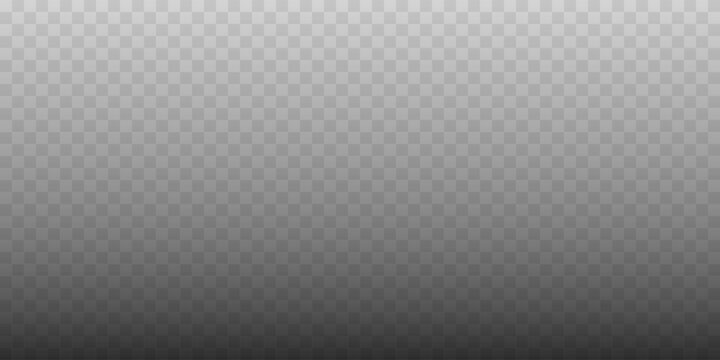 Grid faded overlay with shadow texture. Vertical black gradient background. Transparent png imitation. Vector design