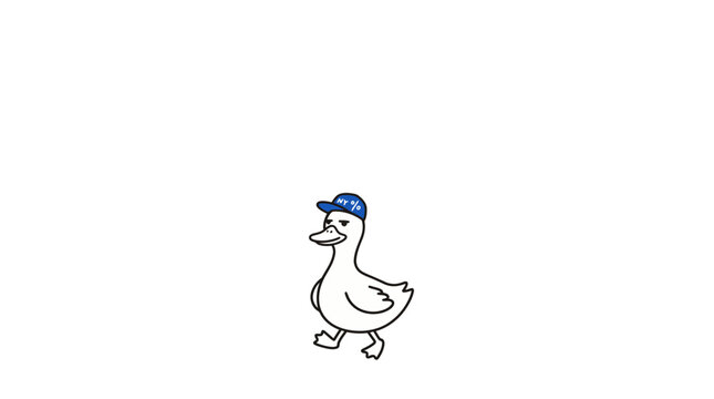 hand drawn vector illustration of a blue bird