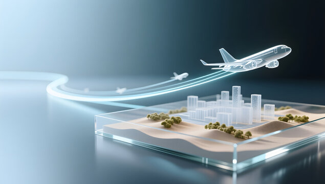 Smart low altitude flight plan sand table