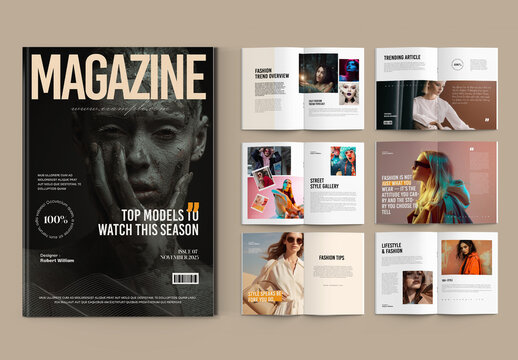 Fashion Magazine Layout