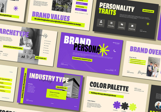 Minimalist Brand Persona Presentation