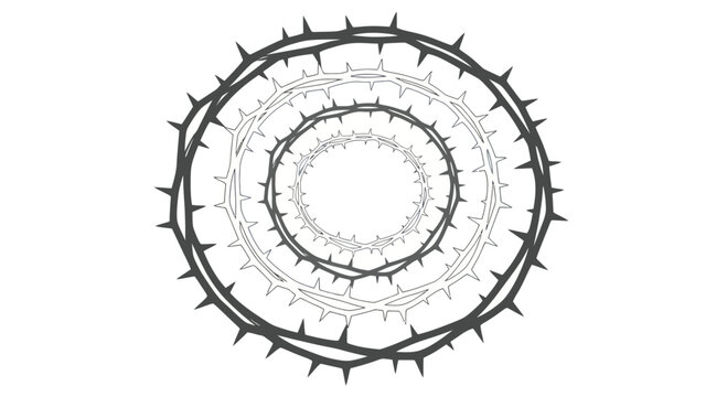 Crown of Thorns, Symbol of Suffering and Sacrifice, Religious Iconography