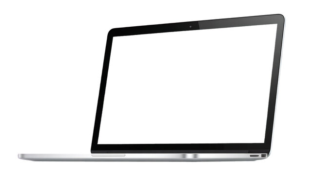 Isolated MacBook Pro Screen Mockup.