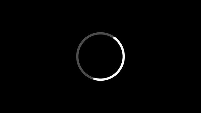 &ldquo;Minimal circular loading animation with line effect on green screen, showing smooth download/buffering and app or game data loading progress, clean modern UI.&rdquo;