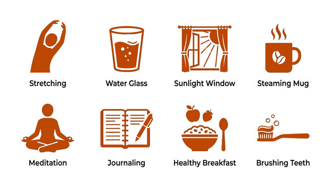 Healthy Morning Routine Daily Habits.