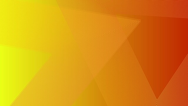 Abstract geometric triangle background vector illustration with warm gradient yellow orange red layered shapes modern digital art design