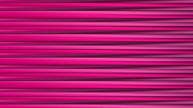 Horizontal ribbed glass panels refracting hot magenta and fuchsia pink gradients with vivid neon oscillation on dark berry canvas