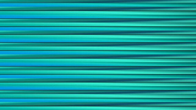 Horizontal ribbed glass panels refracting teal and mint cyan gradients with cool oceanic oscillation on dark marine canvas