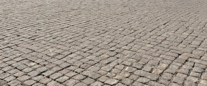 Brick paving pattern - Repeating cobblestone