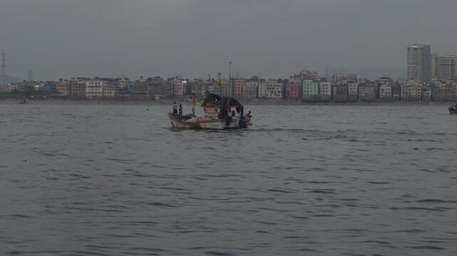 Boat on the Versova Beach, Mumbai