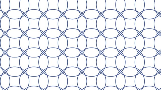 seamless pattern with blue circles