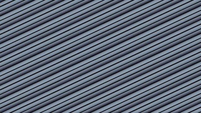 Diagonal glass slats tilted at sharp angle with elegant steel grey and silver monochrome gradients refracting through frosted panels on dark slate canvas