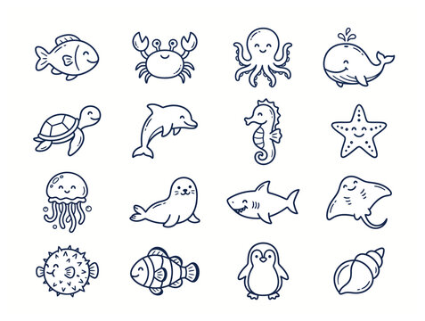 Sea Creatures Ocean Animals.