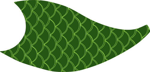 Seamless Green Fish Scale Pattern Background.ideal for wallpaper, textile prints, fabric design, wrapping paper, packaging, stationery, and modern surface patterns. © Budiawan