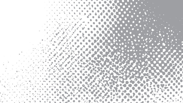 Distressed vector texture with retro halftone pattern