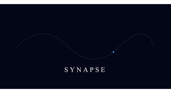 Synapse neural network connection abstract motion animation background
