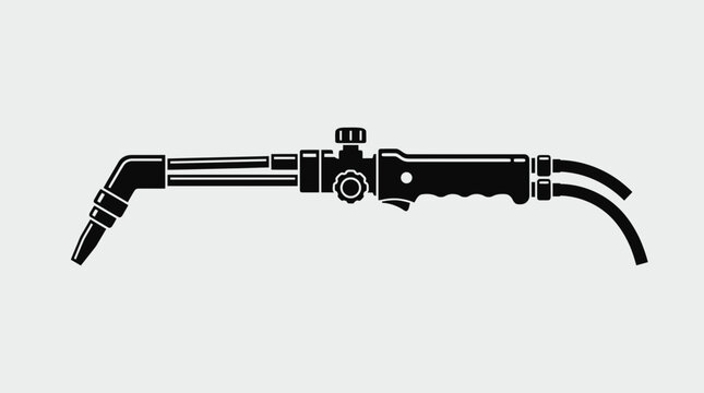 Oxy-fuel Cutting Torch Icon for Industrial Metalwork