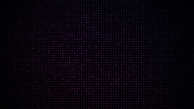 Abstract background with purple glowing dots arranged in a grid pattern