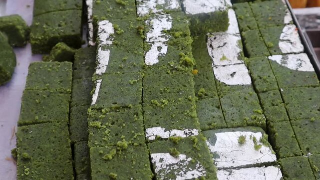 Pista Barfi Indian Sweet with Pistachio Garnish | Premium Mithai Dessert