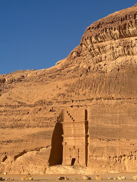 Jabal Al‑Banat Tombs at Hegra (Mada&rsquo;in Salih), AlUla, Saudi Arabia