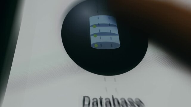 Database icon for Database concept