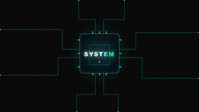 Neon Digital System Grid