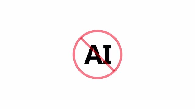 AI automation workflow digital code looped animation in 4K animation with alpha channel AI automation animation on transparent background