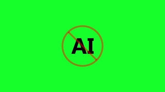 AI automation workflow digital code looped animation in 4K animation with alpha channel AI automation animation on transparent background