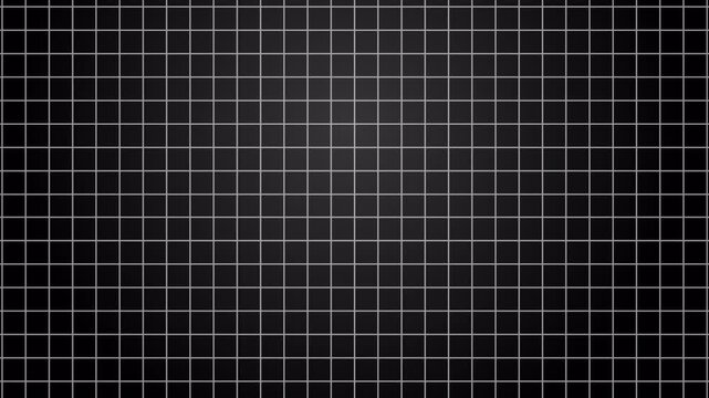 Animated gradient black background with grid moving wards. Horizontal Grid background video, dark color grid ,4K VIDEO