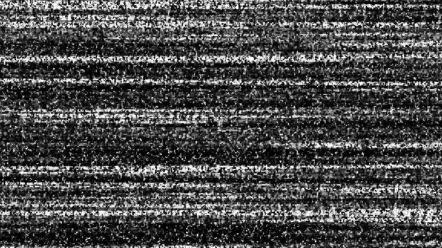 Noise on a old TV screen. Static tv noise glitch effect, static white noise television, tv no signal. TV snow or noise background.