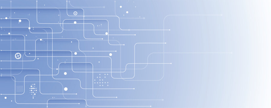Digital cyberspace background representing big data, cloud computing, and AI