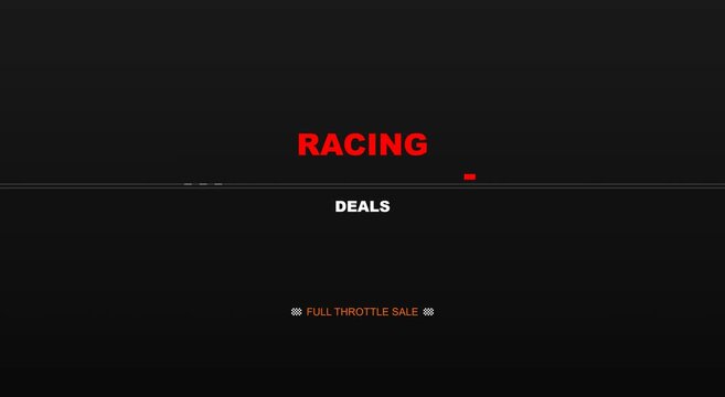 Racing deals full throttle sale motion animation background animation