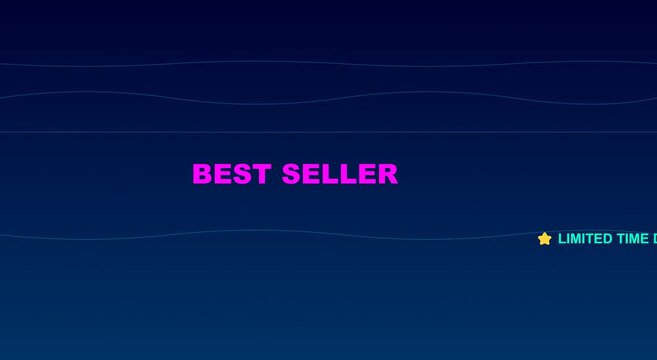 Seller limited time deal shop now animated motion overlay animation