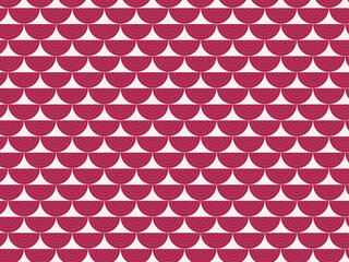 Japanese Auspicious Wave Seigaiha Pattern Elegant Design © iushakovsky