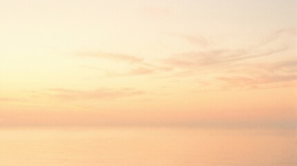 Obraz premium Warm Sunset Horizon Ocean Sky Background