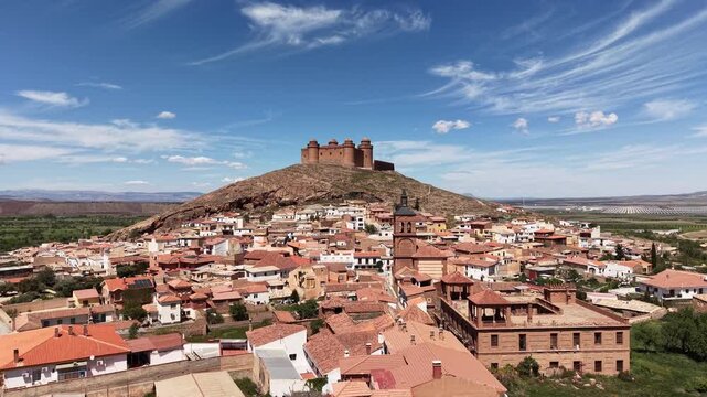Municipio de la Calahorra en la provincia de Granada, Espa&ntilde;a