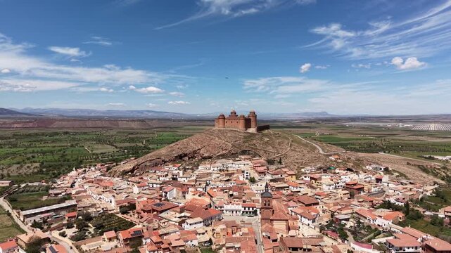 Municipio de la Calahorra en la provincia de Granada, Espa&ntilde;a