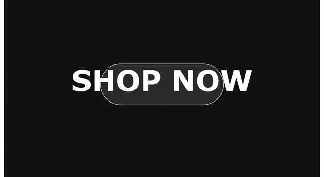 Shop now button animation for e-commerce website and digital animation