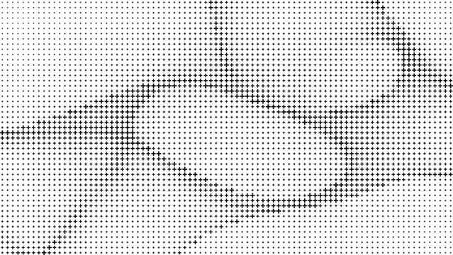 Black Plus Sign Gradient Pattern White Background, Black Plus Symbol Halftone Gradient Background