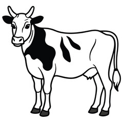 Fototapeta premium cow silhouettes