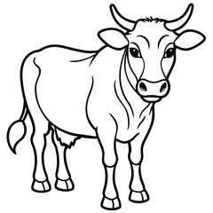 Fototapeta premium cow silhouettes