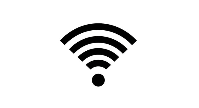Wifi signal icon logo