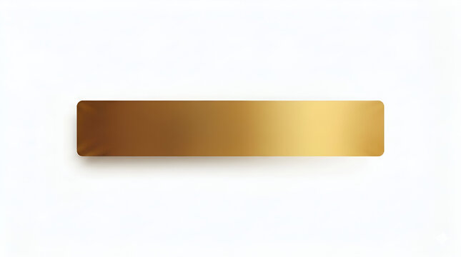 Modern honey amber gradient bar on white background with soft shadow