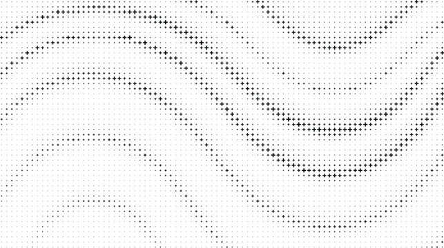Black Plus Sign Dot Wave Pattern White Background, Abstract Plus Symbol Dot Texture Background